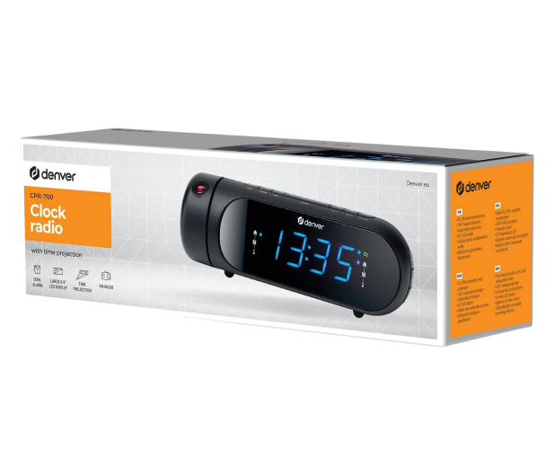 Denver Radiobudzik Denver CPR-700 z projektorem czasu na suficie - 1535085 - zdjęcie 10